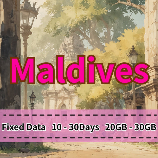 VOYA Maldives eSIM 10GB/30Days Data Plan | Instant Activation - 10 Days 20GB