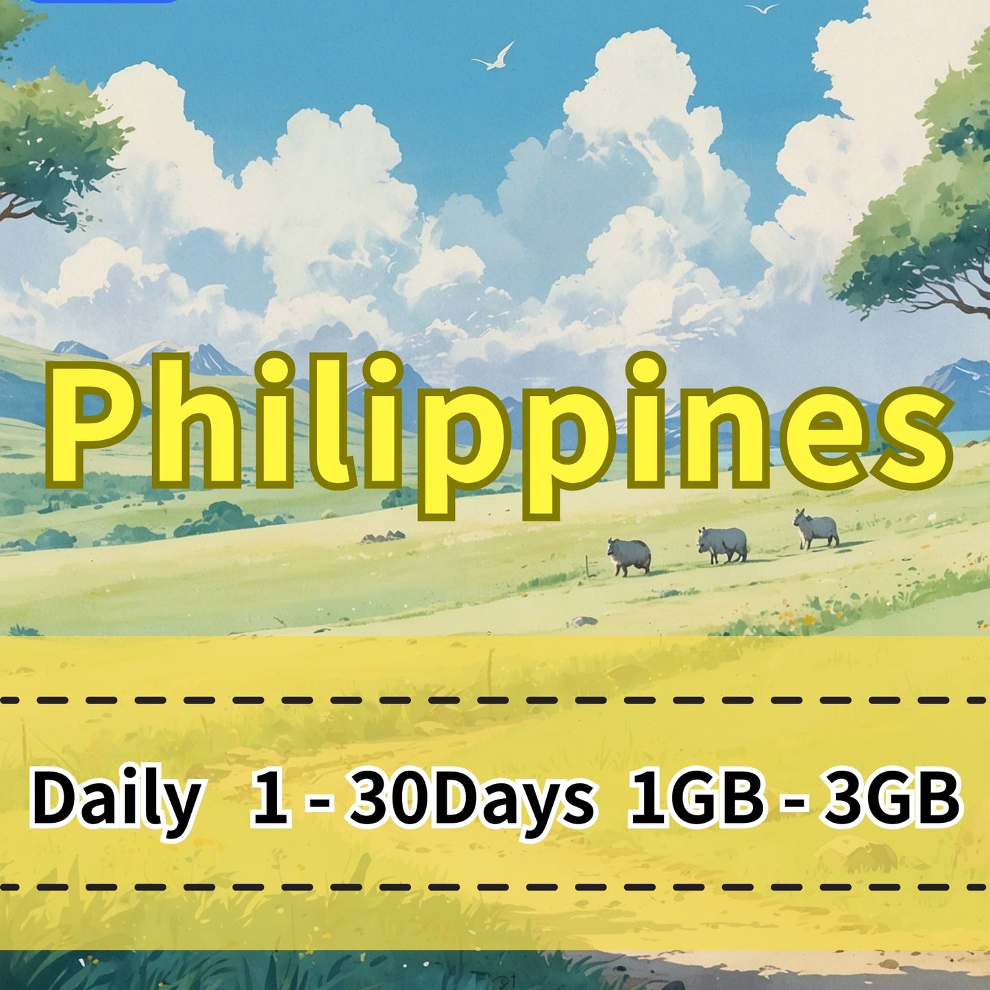 Voya Philippines Daily eSIM Globe, SMART Dual Carrier - 1 Day 1GB