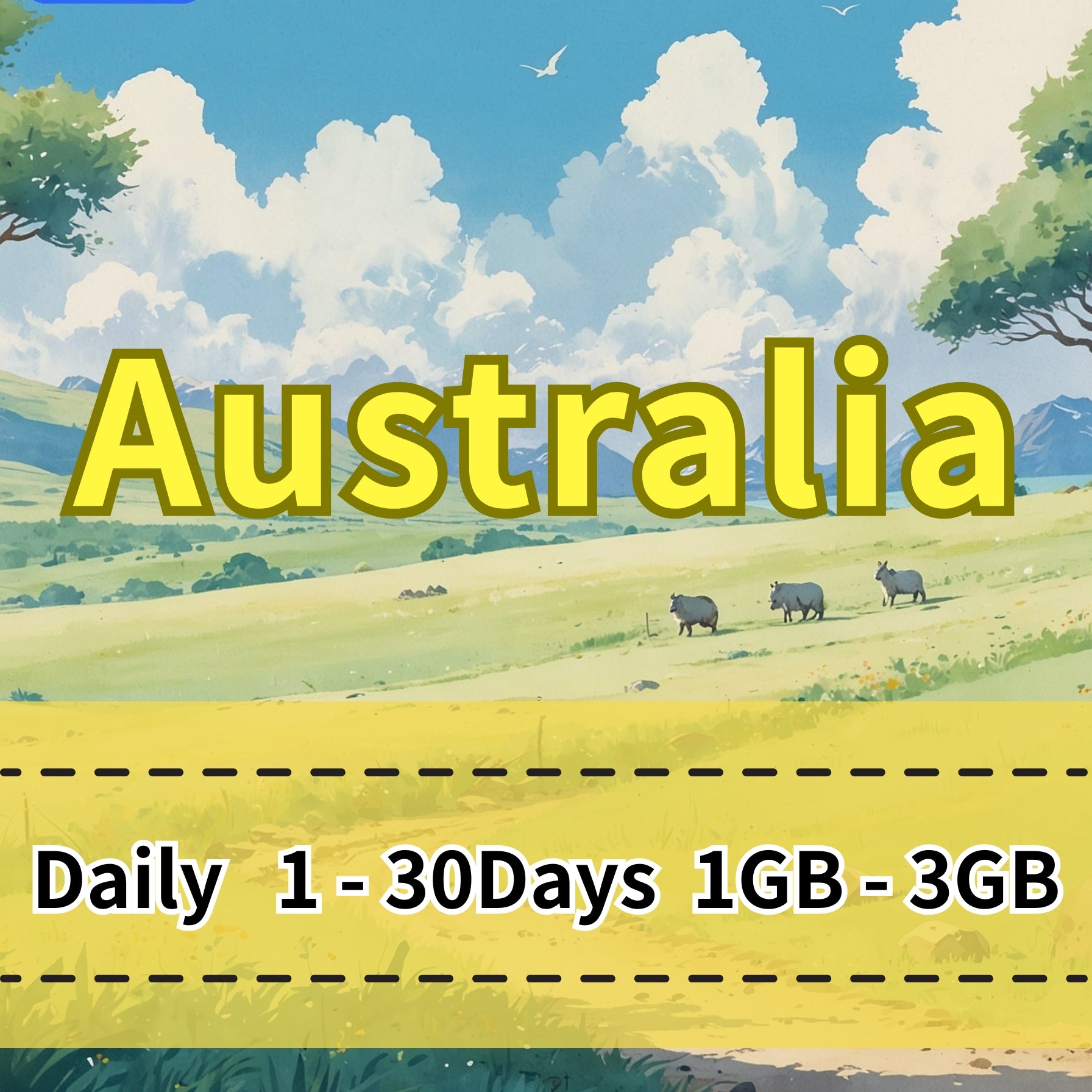 VOYA Australia eSIM Daily Unlimited Data Plan | Instant - 1 Day 1GB