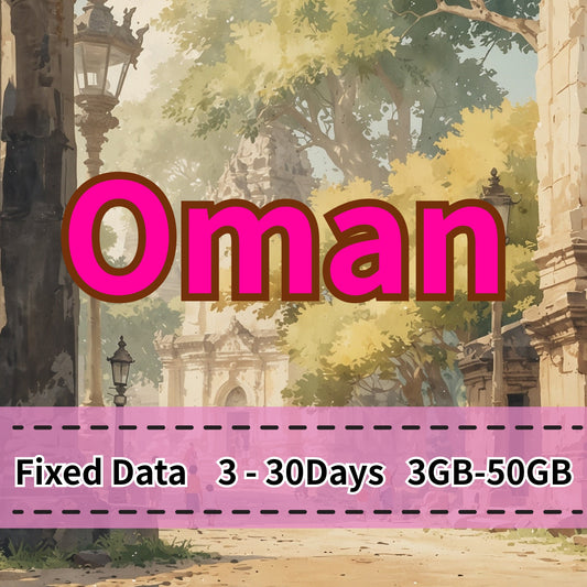 VOYA Oman eSIM 10GB/30Days Data Plan | Instant Activation - 3 Days 3GB