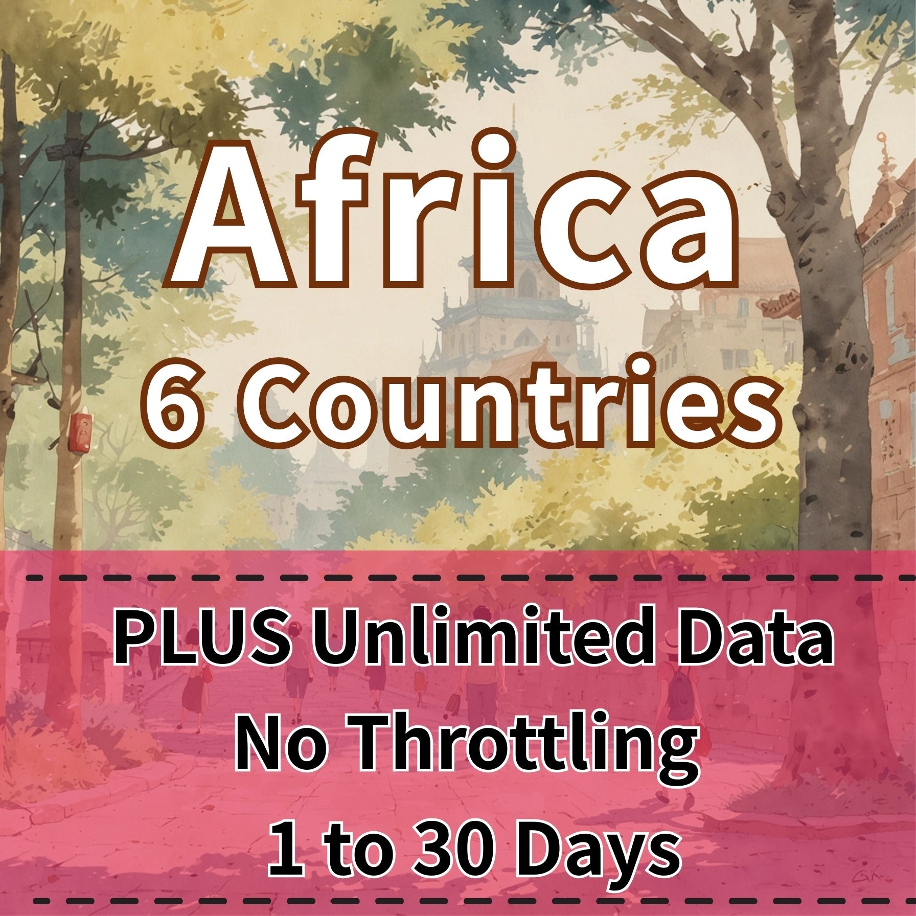 Voya Americas 6 Countries Unlimited eSIM - 1 Day