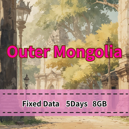 VOYA Outer Mongolia eSIM 10GB/30Days Data Plan | Instant - 5 Days 8GB