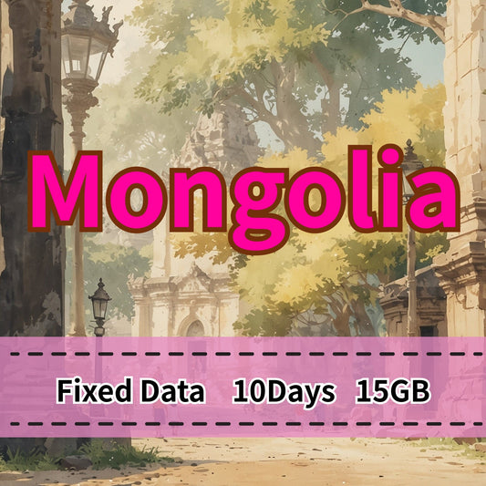 VOYA Mongolia eSIM 10GB/30Days Data Plan | Unitel - 10 Days 15GB