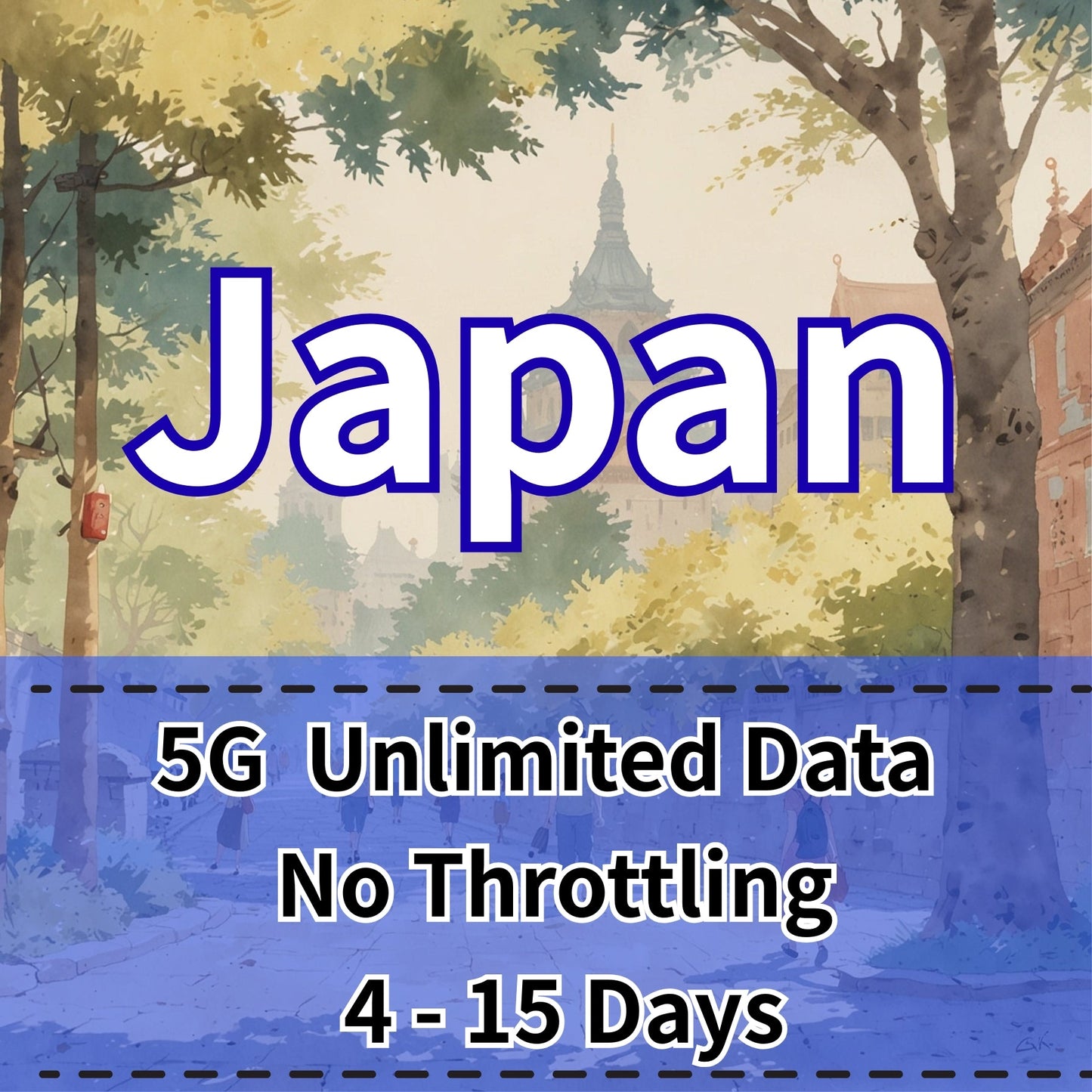 Voya Japan 5GB Unlimited eSIM KDDI - 4 Days