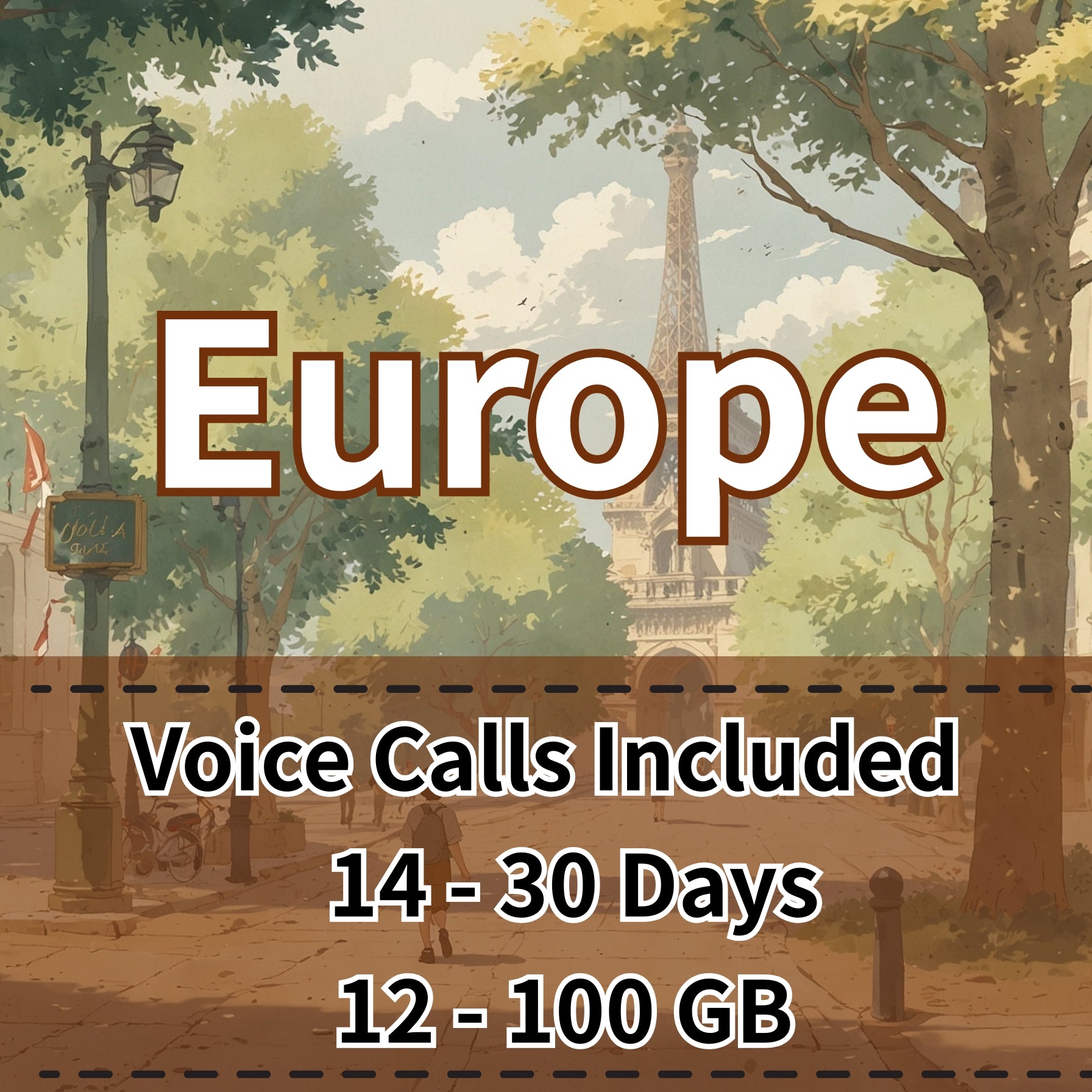 VOYA Europe eSIM 10GB/30Days Data Plan | Orange Network - 14 Days 12GB