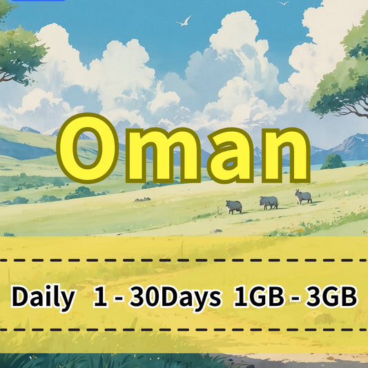 VOYA Oman eSIM Data Daily | Instant Activation - 1 Day 1GB