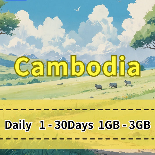 Voya Cambodia Daily eSIM Metfone Telecom - 1 Day 1GB