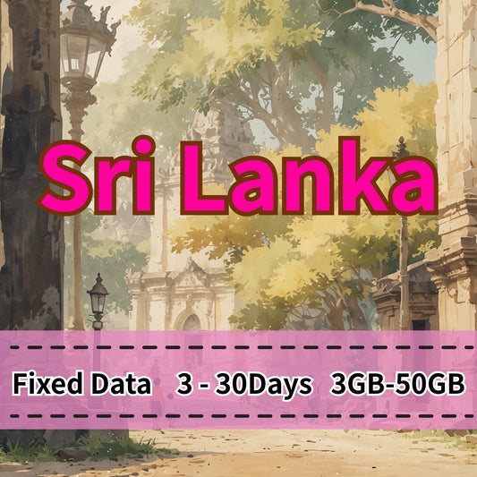 VOYA Sri Lanka eSIM 10GB/30Days Data Plan | Instant Activation - 3 Days 3GB