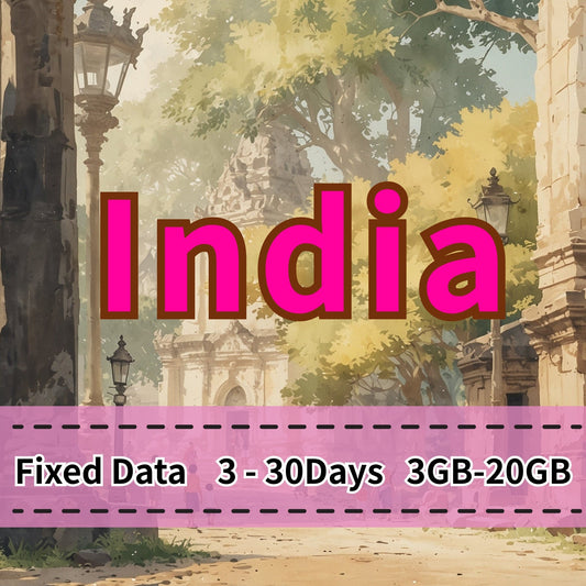 VOYA India eSIM 10GB/30Days Data Plan | Instant Activation - 3 Days 3GB
