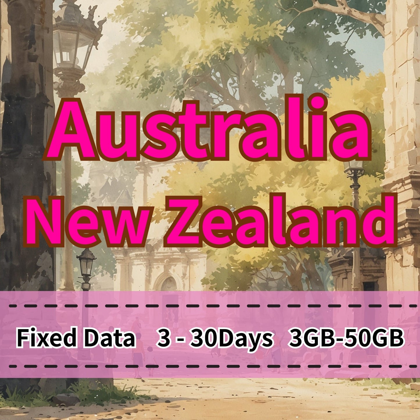 VOYA Australia & New Zealand eSIM 10GB/30Days Data Plan - 3 Days 3GB