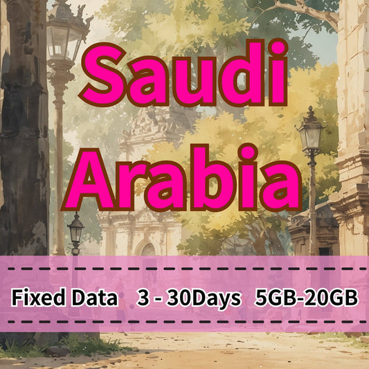 VOYA Saudi Arabia eSIM 10GB/30Days Data Plan | Instant Activation - 3 Days 5GB