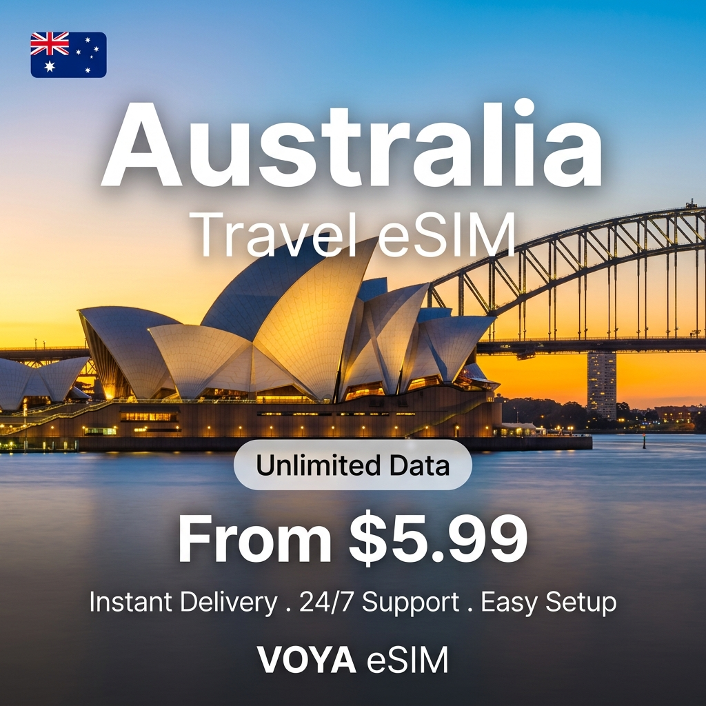 Australia Travel eSIM - VOYA eSIM