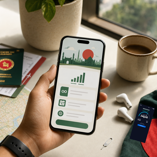 VOYA eSIM speed test - bangladesh-unlimited-esim VOYA-UGC-POS2