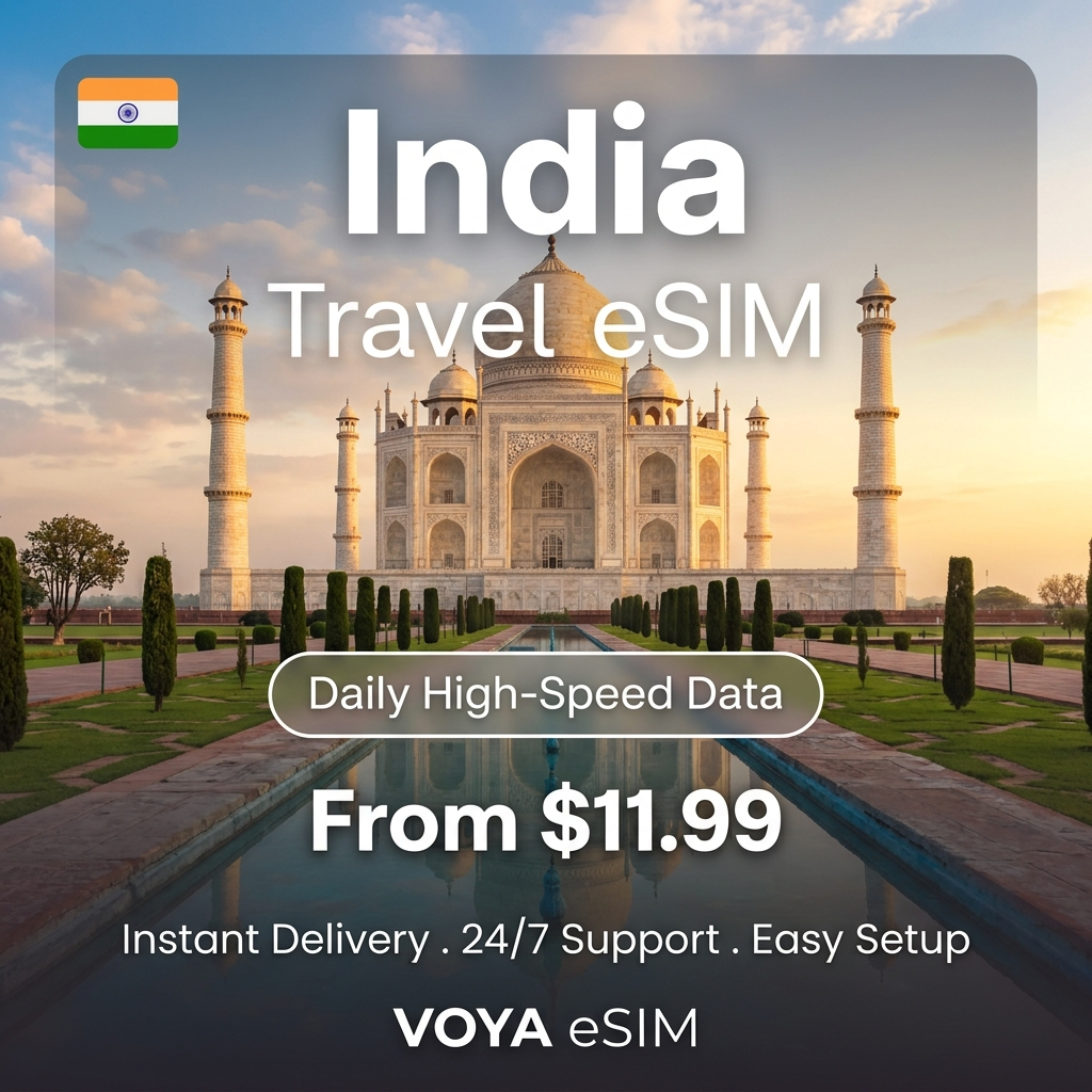 India Travel eSIM - VOYA eSIM