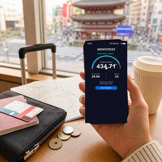 VOYA eSIM speed test - japan-esim-daily-unlimited-data VOYA-UGC-POS2