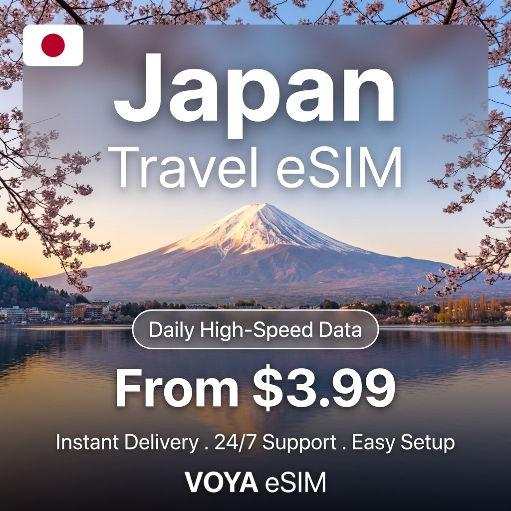 Japan Travel eSIM - VOYA eSIM