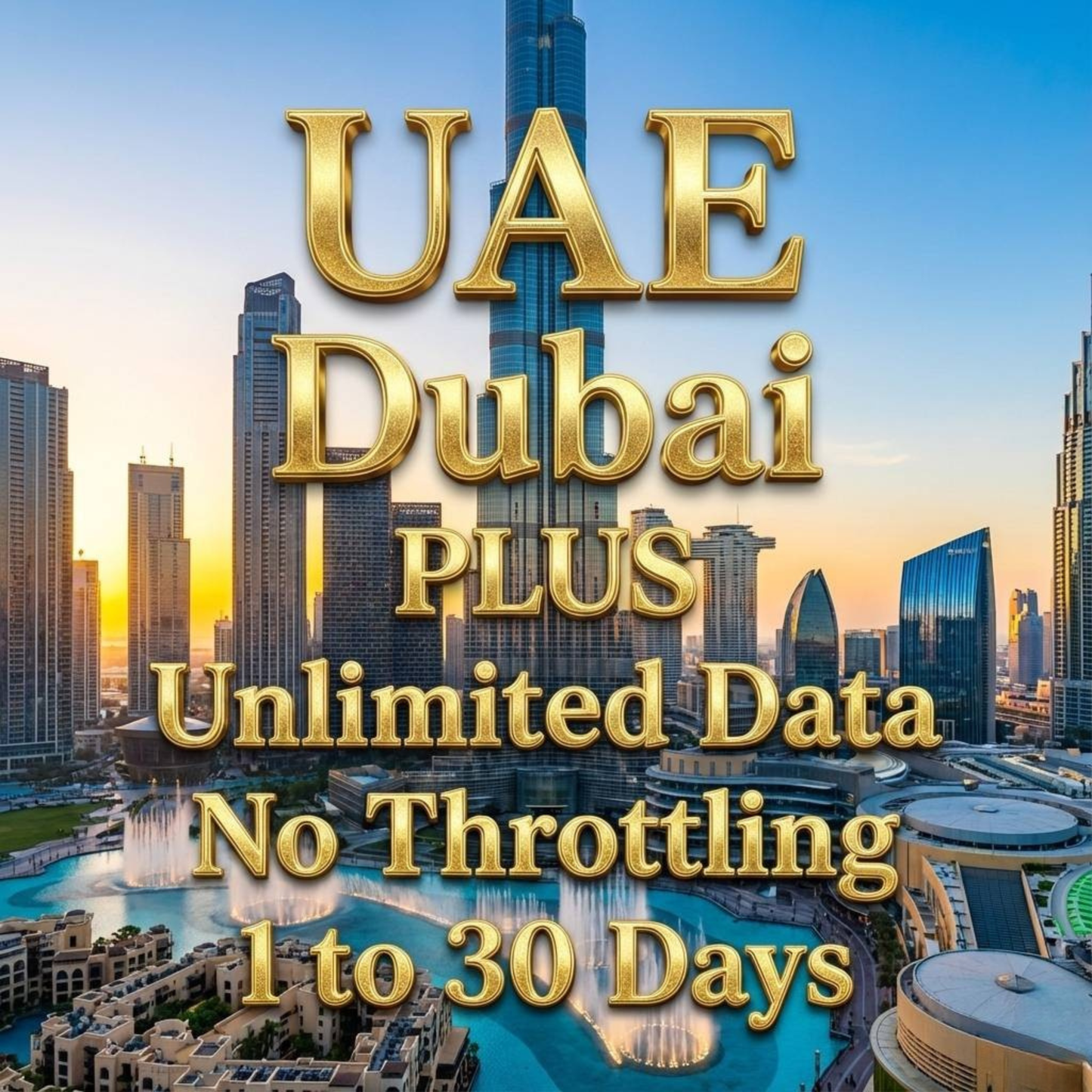 UAE & Dubai Unlimited eSIM