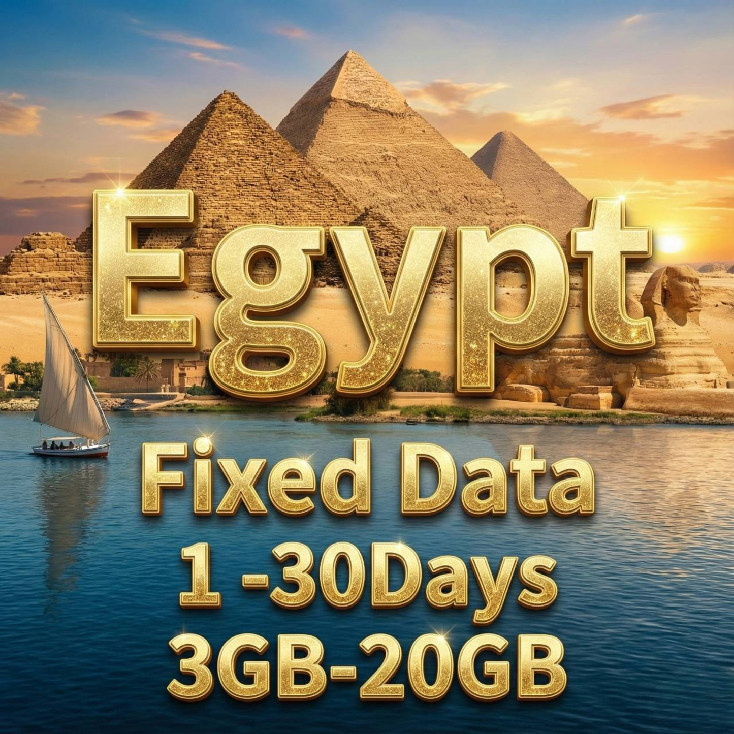 Egypt eSIM 10GB/30Days Data Plan | Etisalat