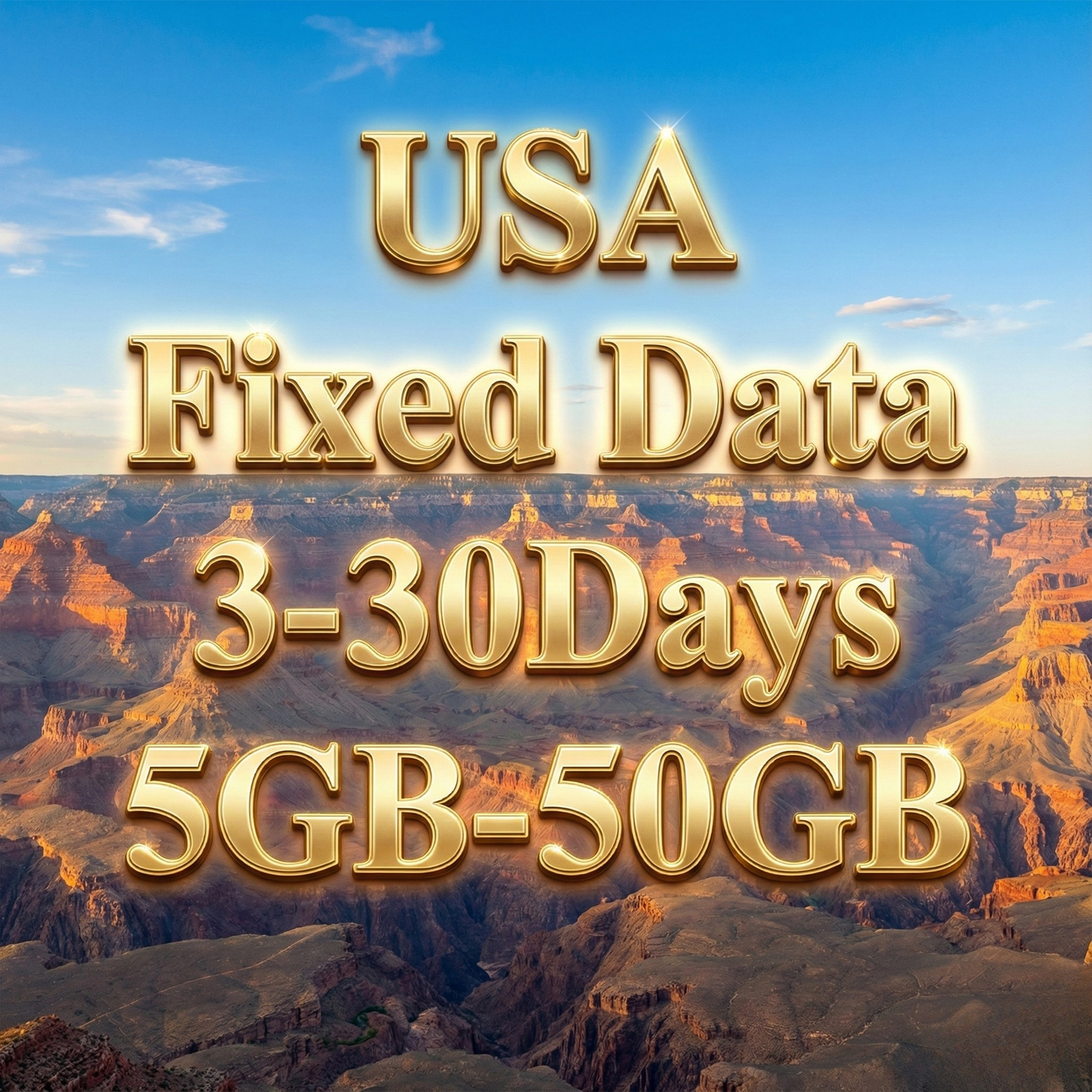 USA eSIM 10GB/30Days Data T Mobile, AT & T, and Verizon.