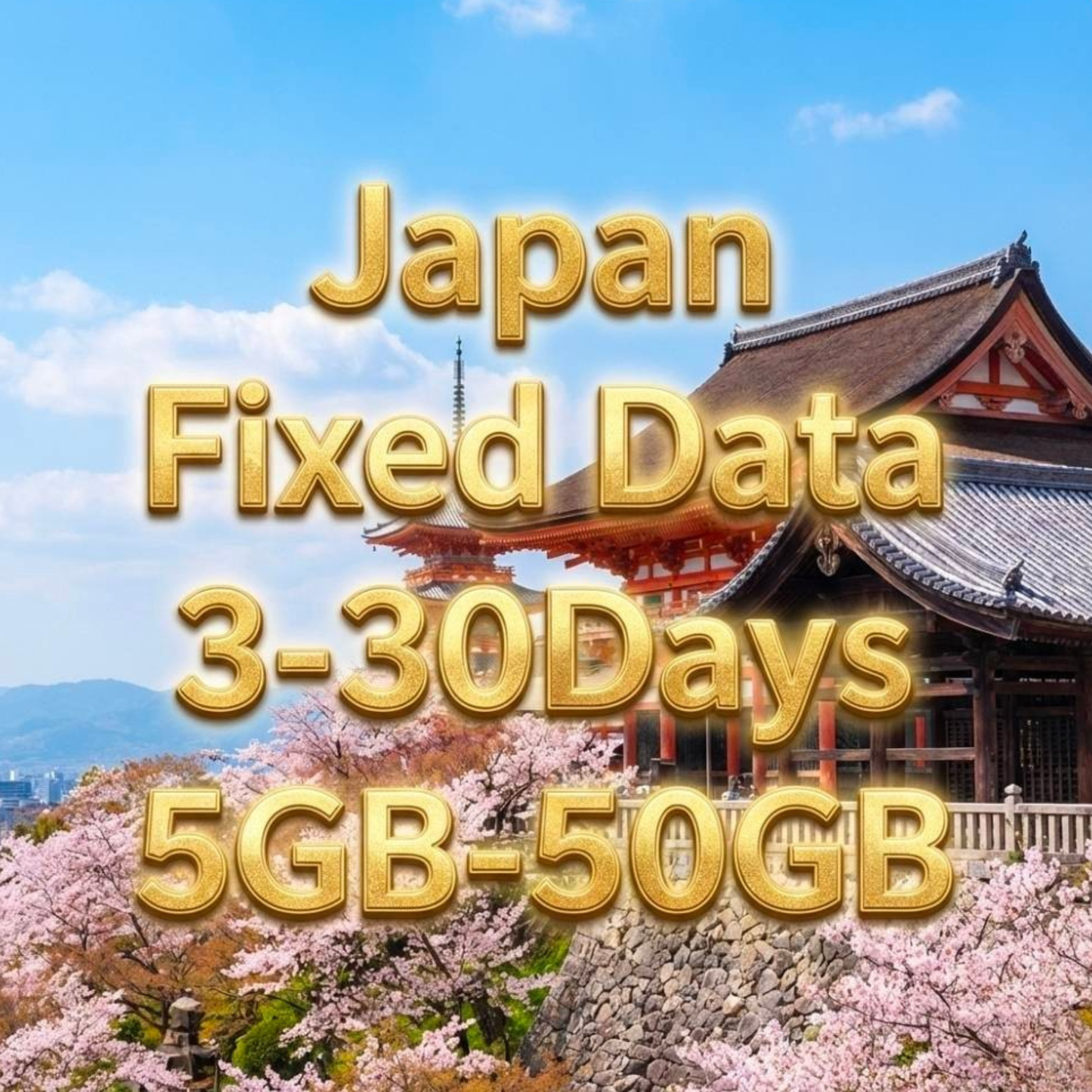 Japan eSIM 10GB/30Days Data Plan KDDIBSoftbanka Travel SIM