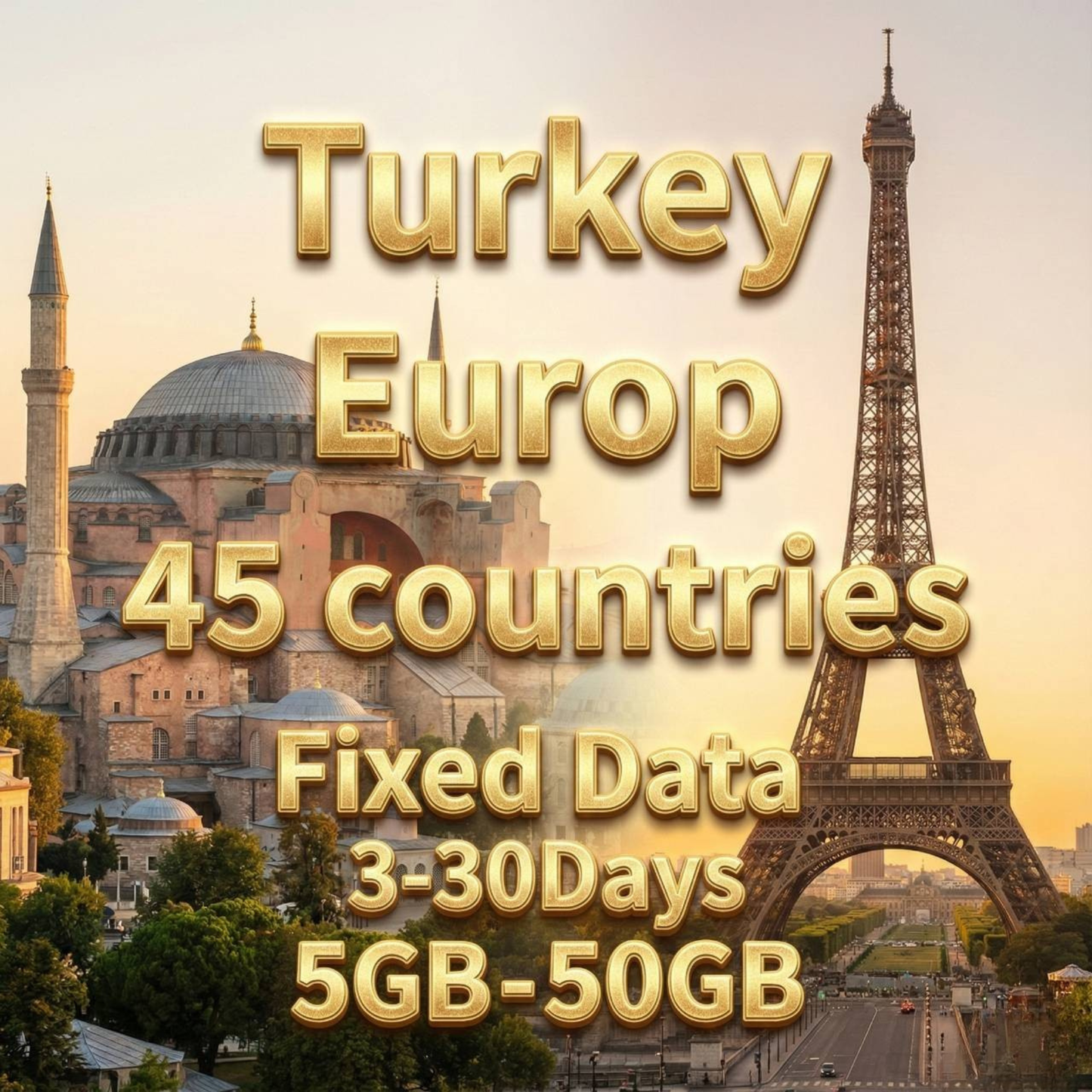 Europe 45 countries & Turkey Fixed Data Plan