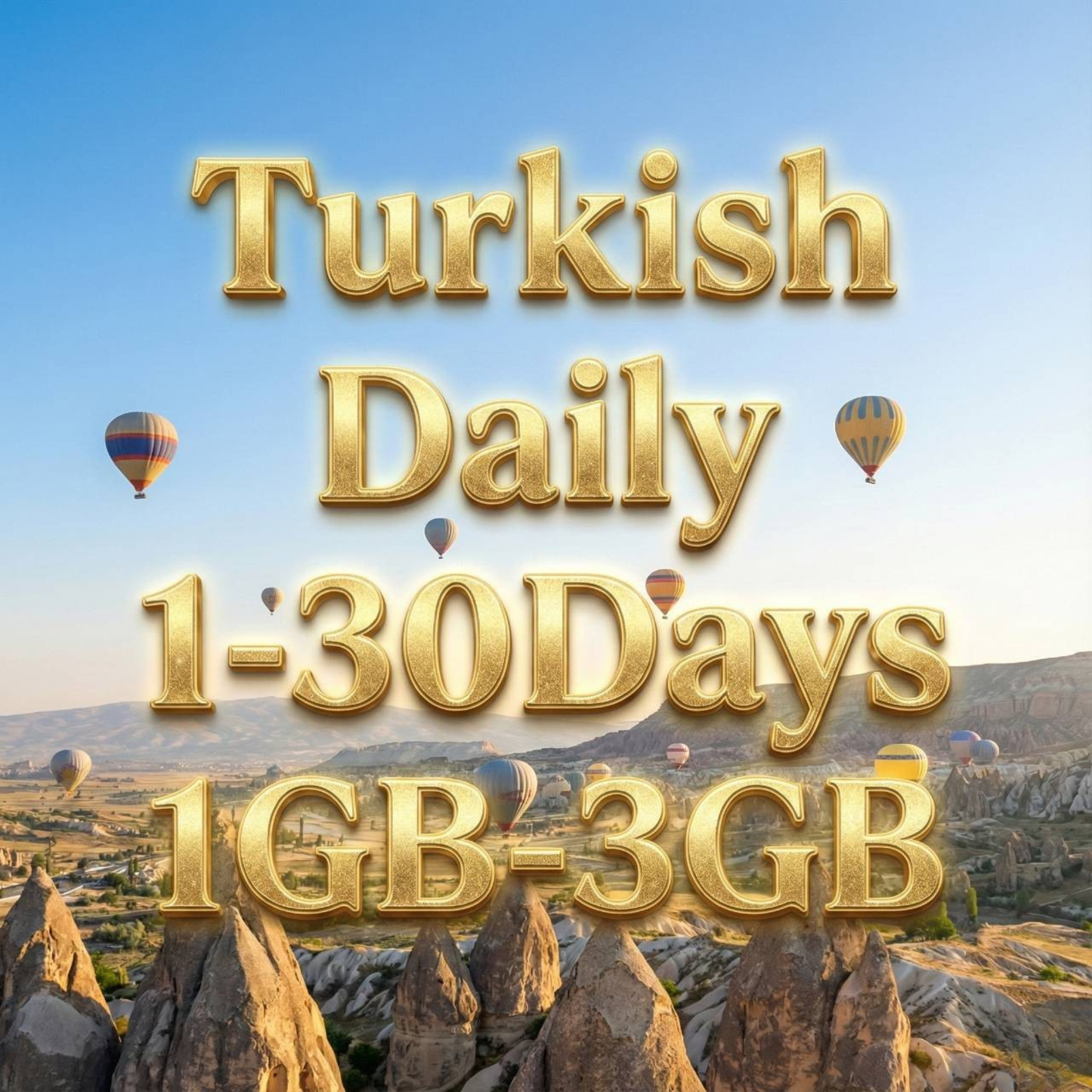 Turkish eSIM Daily Unlimited Data Plan | Instant Activation