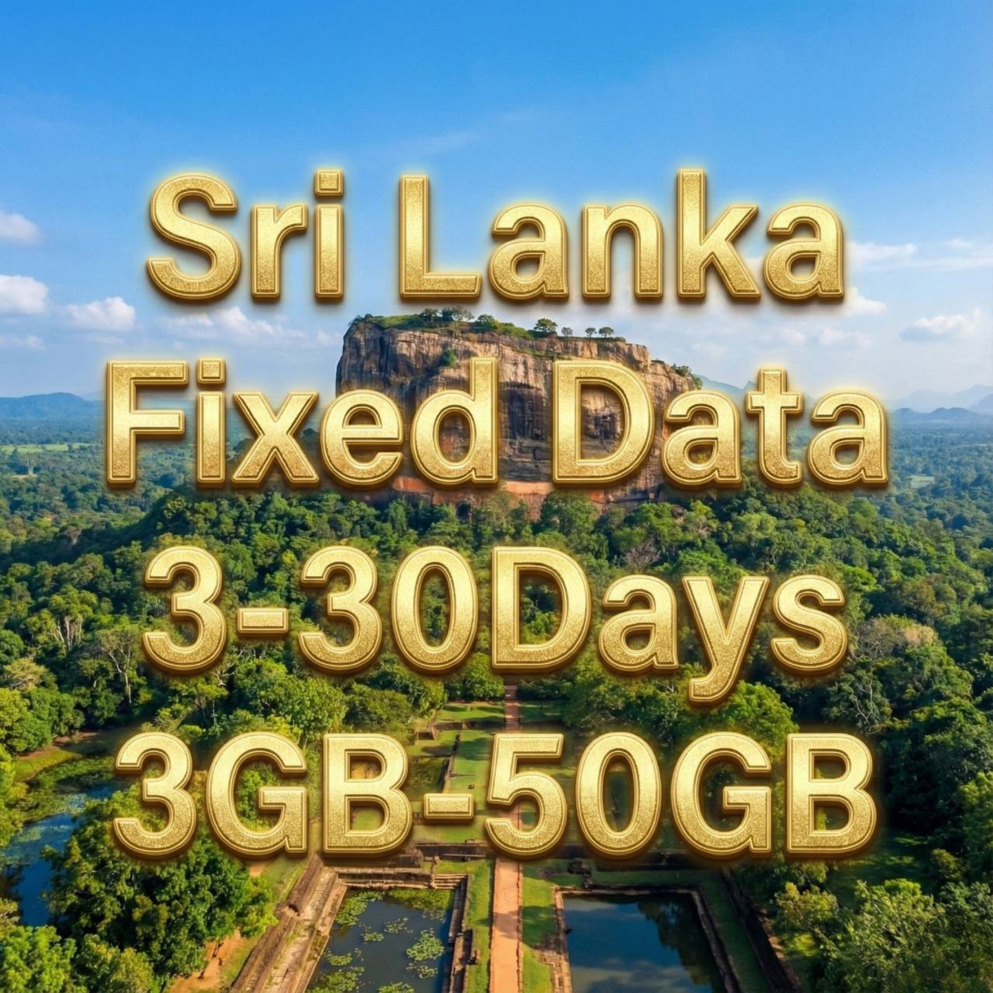 Sri Lanka eSIM 10GB/30Days Data Plan | Instant Activation