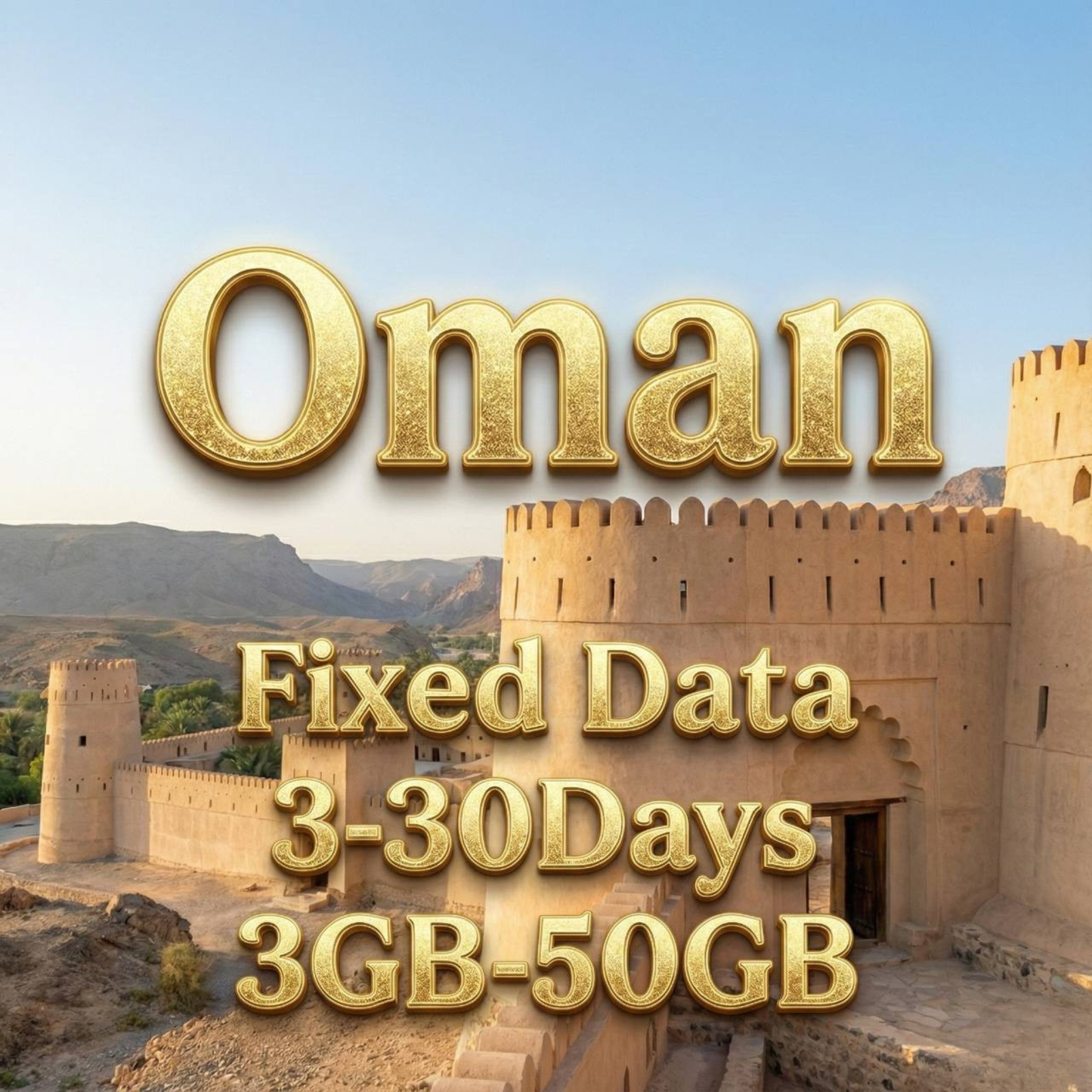 Oman eSIM 10GB/30Days Data Plan | Instant Activation