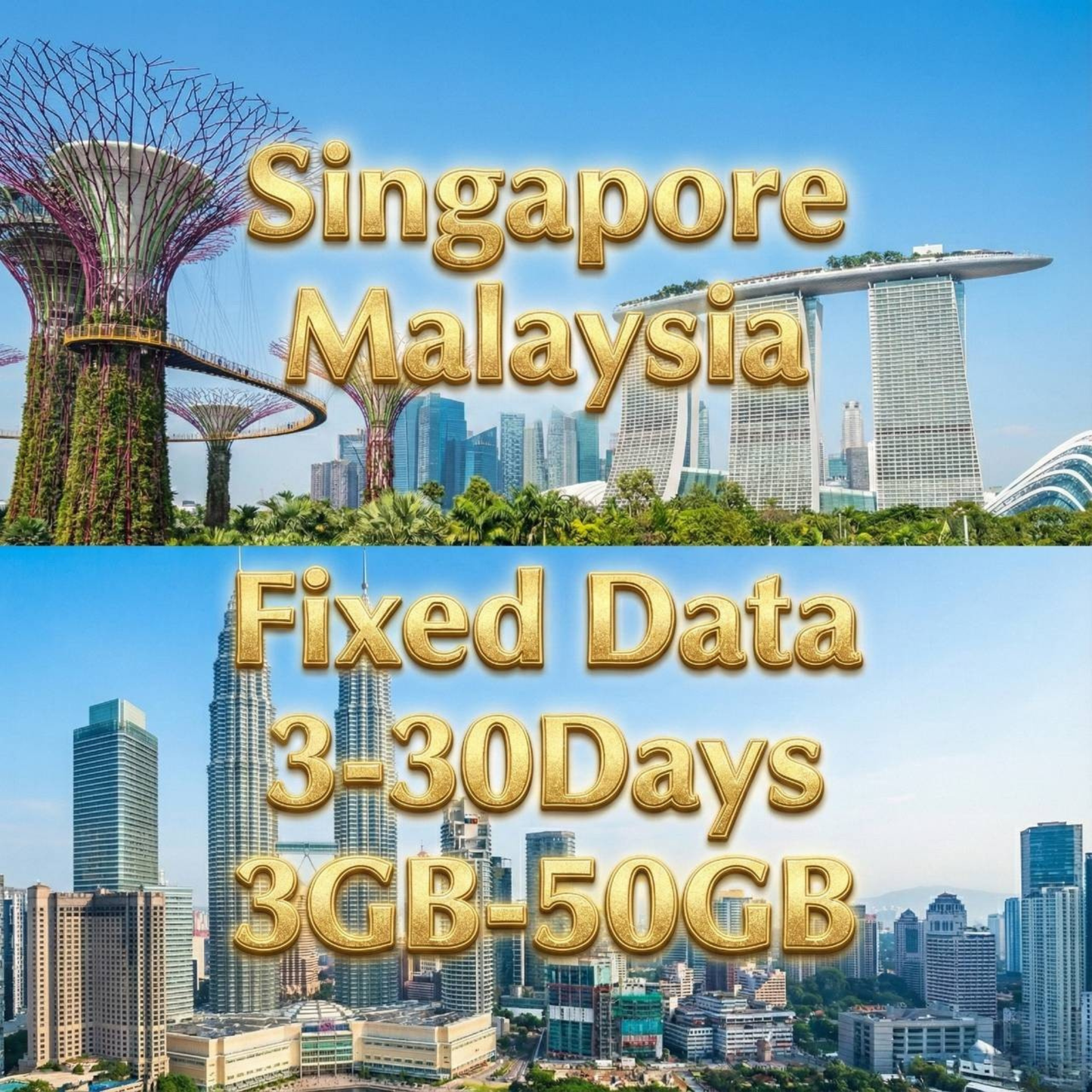 Singapore & Malaysia eSIM 10GB/30Days Data Plan | Instant
