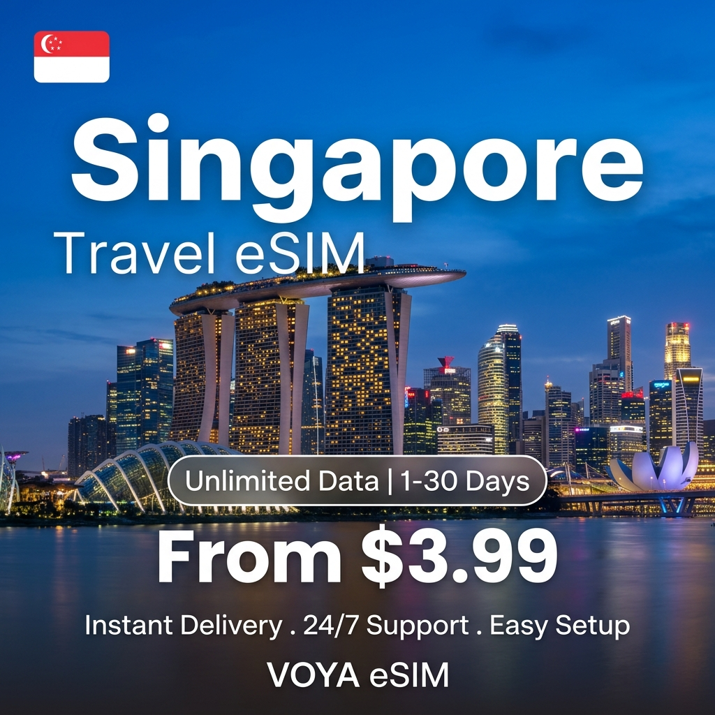 Singapore Travel eSIM - VOYA eSIM