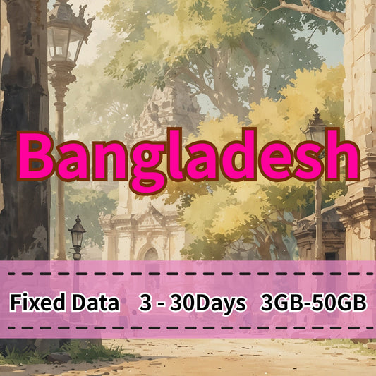 VOYA Bangladesh eSIM 10GB/30Days Data Plan | Instant Activation - 3 Days 3GB