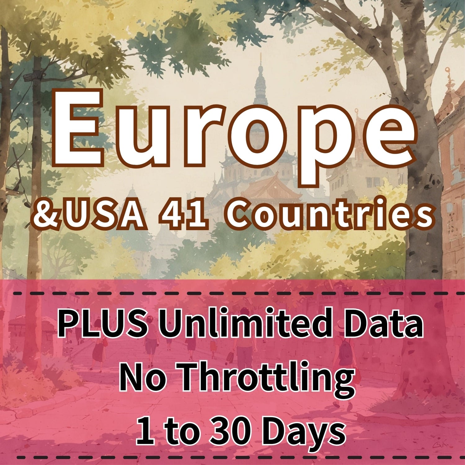 Voya Europe 41 Countries Unlimited eSIM - 1 Day