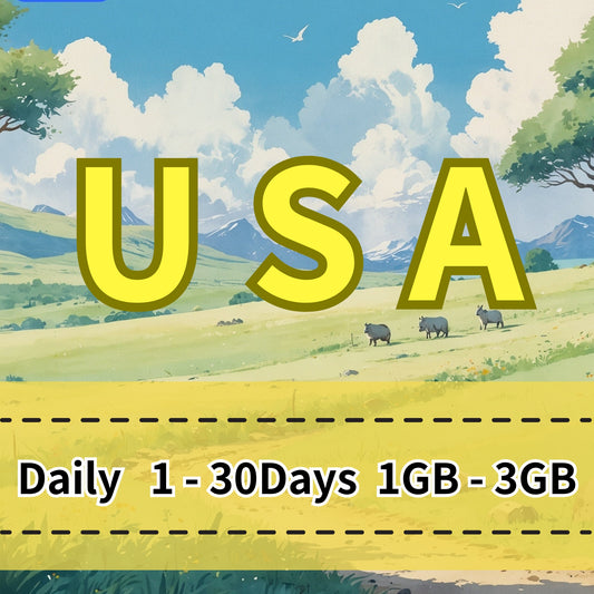 VOYA USA eSIM Daily Unlimited Data Plan | Instant Activation - 1 Day 1GB