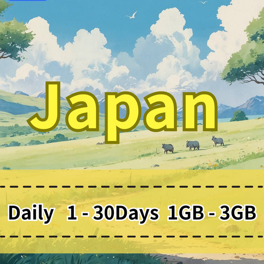 Voya Japan Daily eSIM KDDI & Softbank - 1 Day 1GB