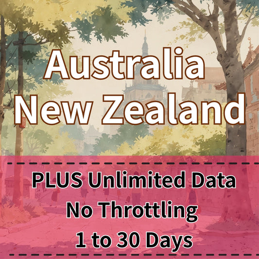 Voya Australia & New Zealand Unlimited eSIM - 1 Day