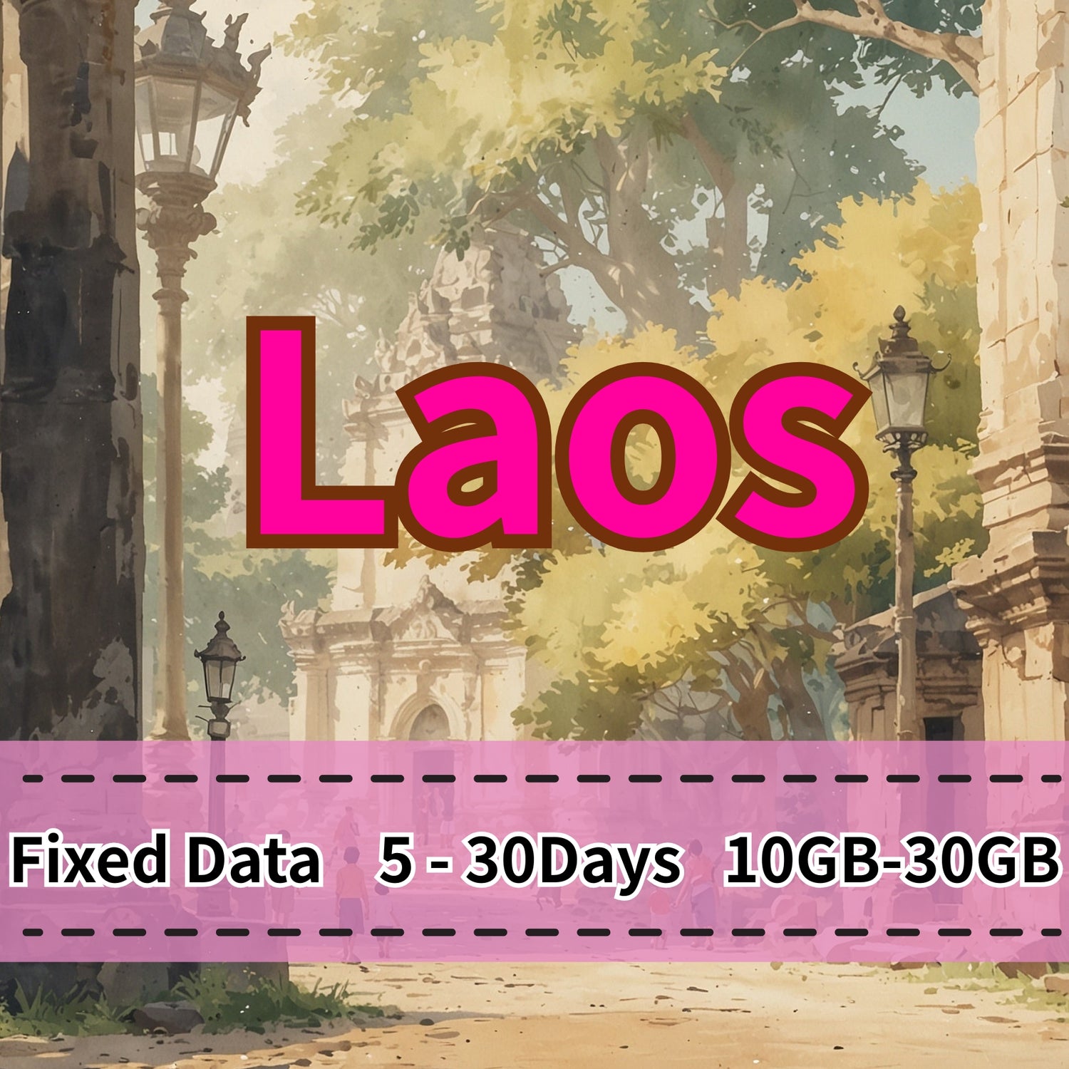 VOYA Laos eSIM 10GB/30Days Data Plan | Option B - 5 Days 10GB
