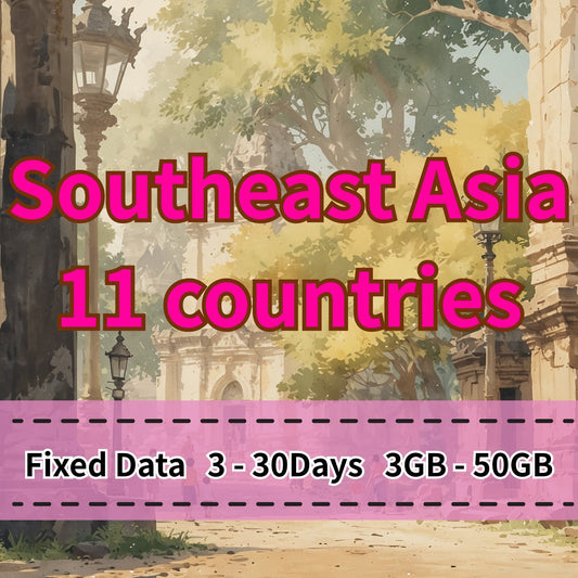 VOYA Southeast Asia 11 countries eSIM 10GB/30Days Data Plan - 3 Days 3GB