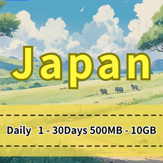 VOYA Japan eSIM Daily Unlimited Data Plan SoftBank Travel SIM - 1 Day 500MB