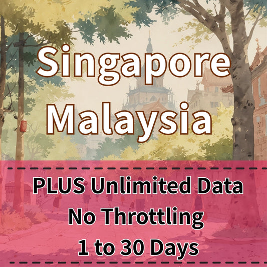 Voya Singapore & Malaysia Unlimited eSIM - 1 Days