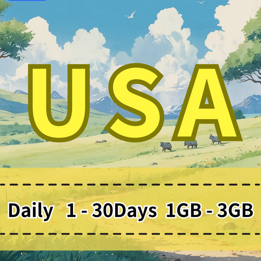 Voya USA Daily eSIM T Mobile, AT&T, Verizon - 1 Day 1GB