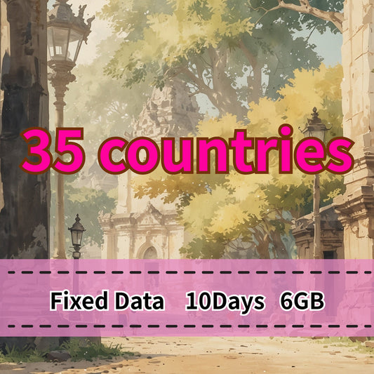 VOYA 35 countries eSIM 10GB/30Days Data Plan | Instant Activation - 10 Days 6GB