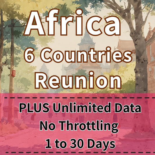 Voya Africa 6 Countries Unlimited eSIM - 1 Day