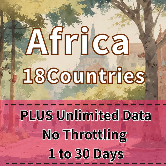 Voya Africa 18 Countries Unlimited eSIM - 1 Day