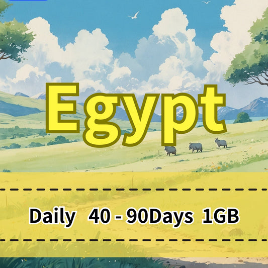 Voya Egypt Daily eSIM Etisalat Telecom 40 90Days - 40 Days 1GB