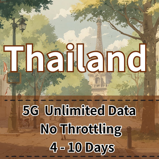 Voya Thailand 5GB Unlimited eSIM AIS/DTAC/TrueMove H/Happy - 4 Days