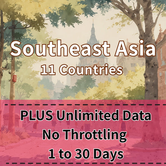 Voya Southeast Asia 11 Countries Unlimited eSIM - 1 Day