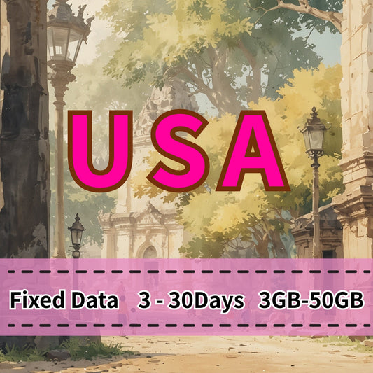 VOYA USA eSIM 10GB/30Days Data Plan | Instant Activation - 3 Days 3GB