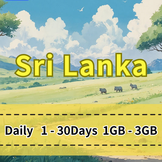 VOYA Sri Lanka eSIM Daily Unlimited Data Plan | Instant - 1 Day 1GB