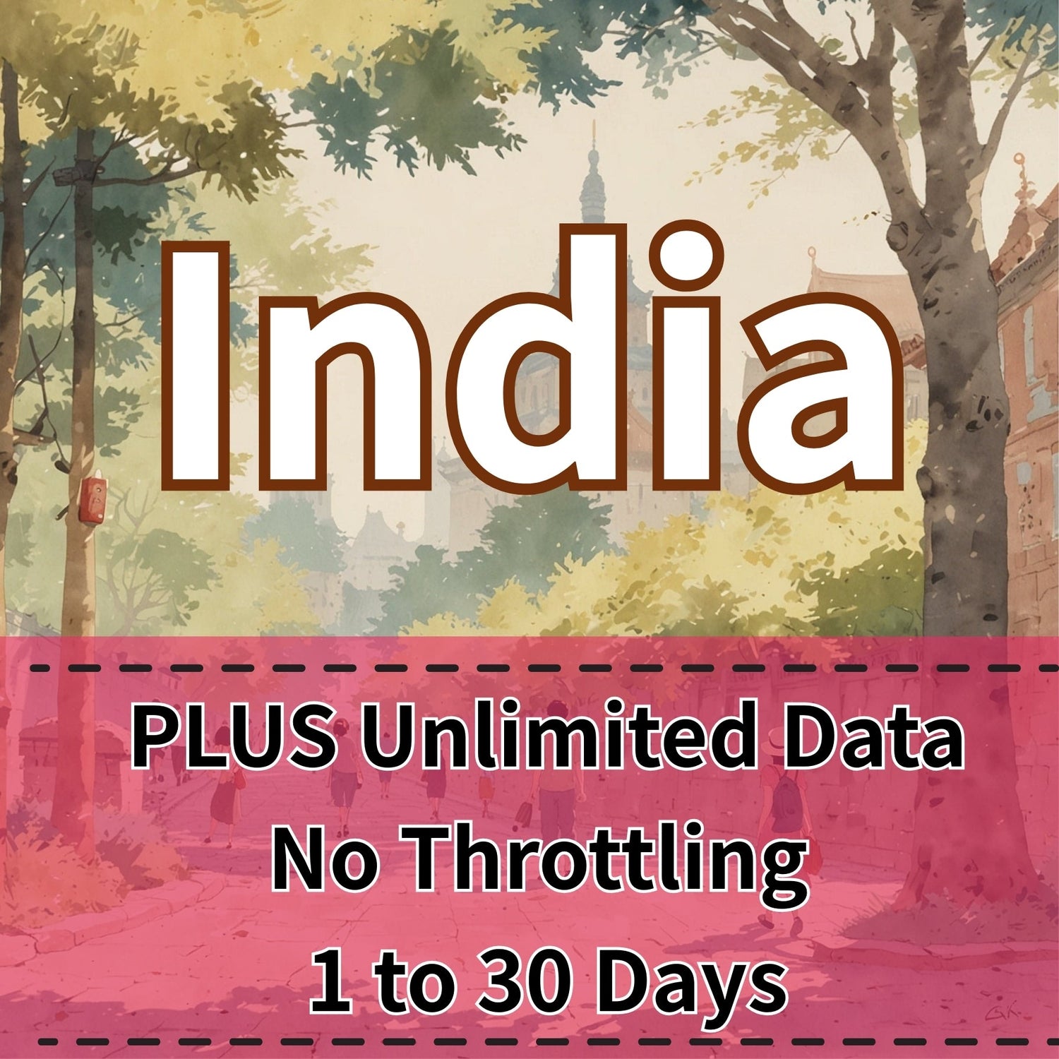 Voya India Unlimited eSIM Airtel & Jio - 1 Day
