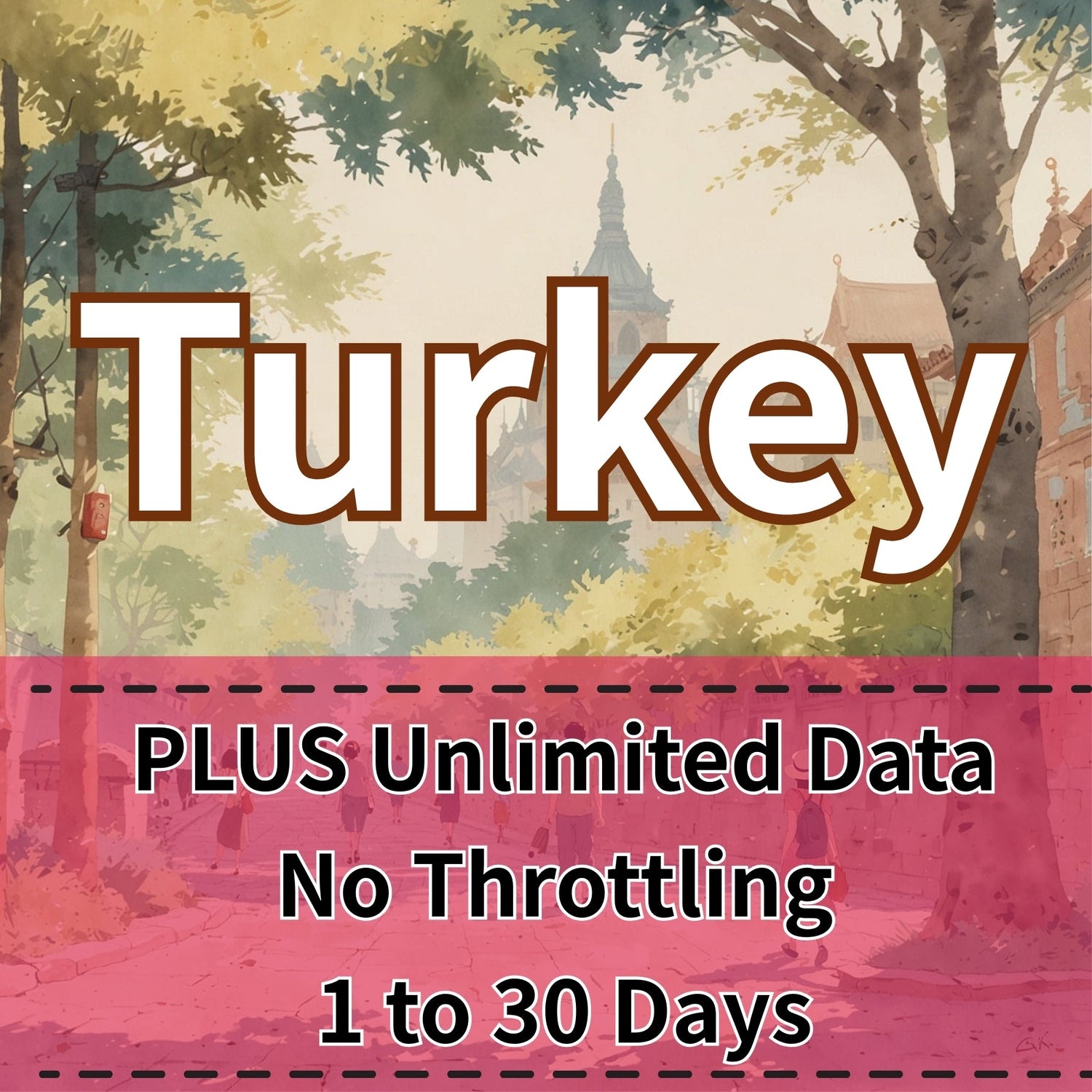 Voya Turkey Unlimited eSIM Turkcell & Vodafone - 1 Day